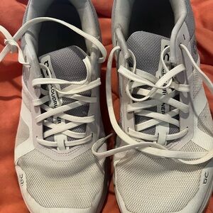 On Running Cloudrunner Light Gray Sneakers